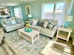 Living Area - Gulf Views - Sleeper Sofa